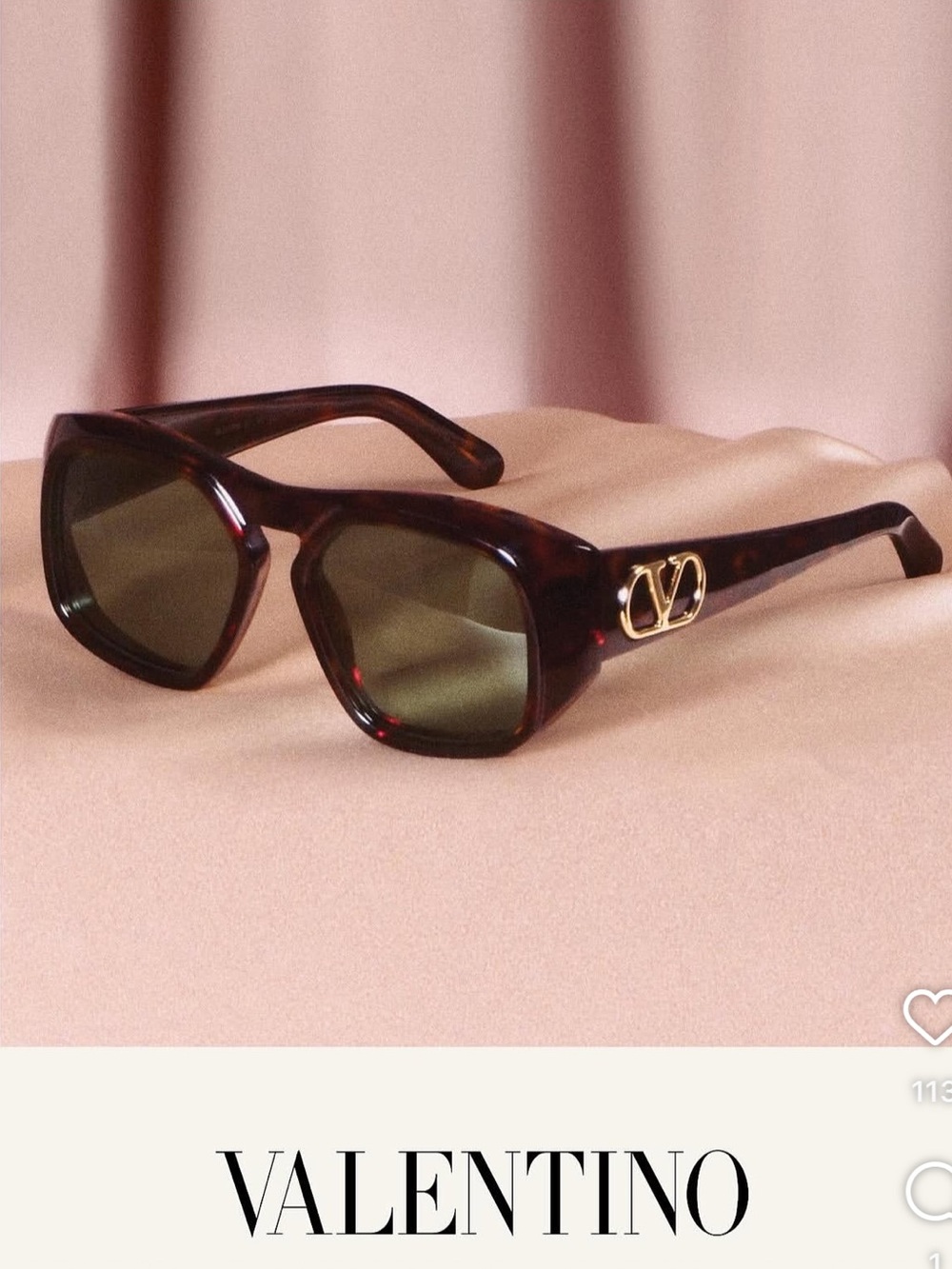 Excluded Valentino Sunglasses, New 365